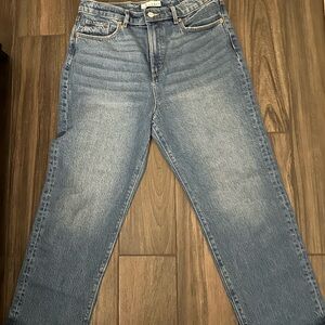 LOFT Women's Straight Leg Blue Jeans